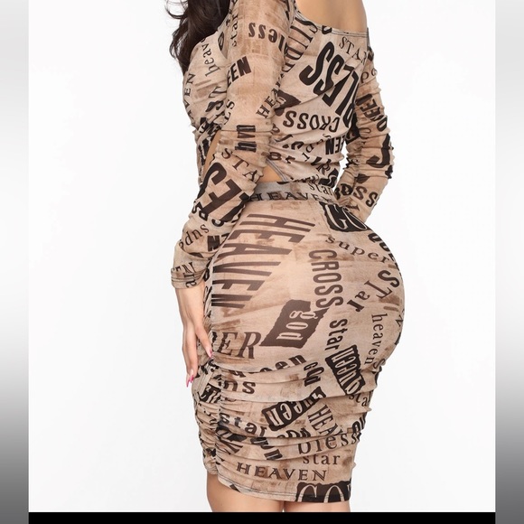 Mesh skirt set - Picture 4 of 4